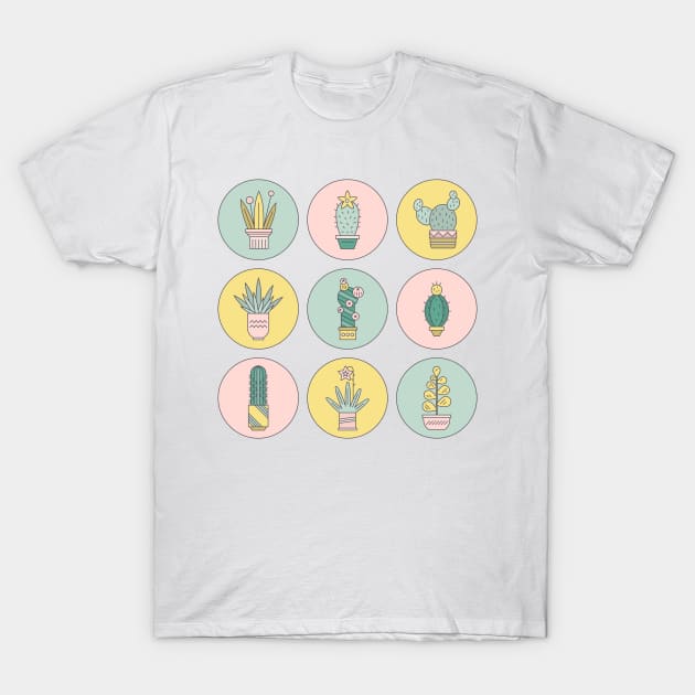 in love with succulents T-Shirt by Favete